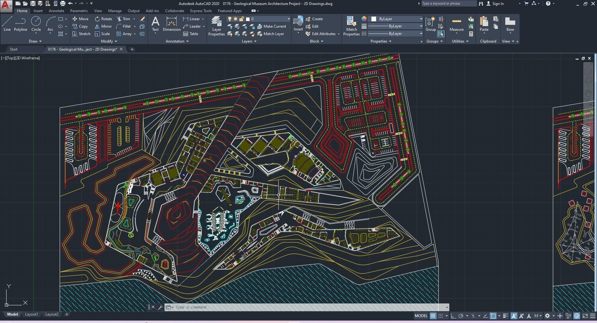 0177 - Geological Museum 3D Building - 2D Drawings 3D model_50