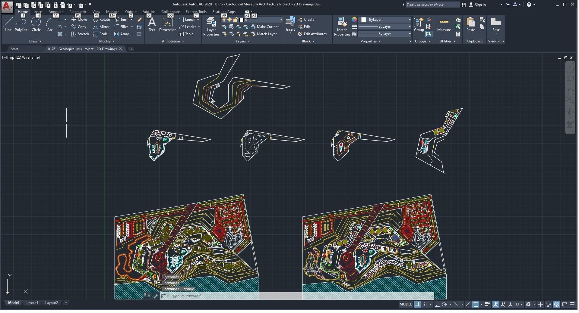 0177 - Geological Museum 3D Building - 2D Drawings 3D model_49