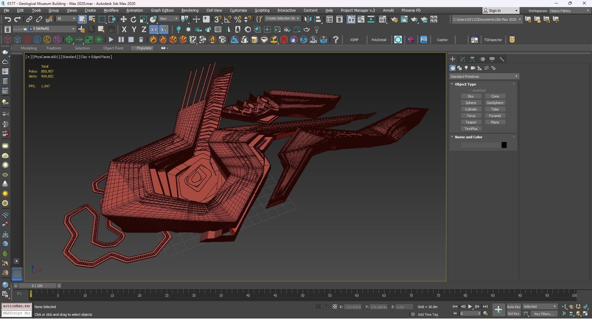0177 - Geological Museum 3D Building - 2D Drawings 3D model_44