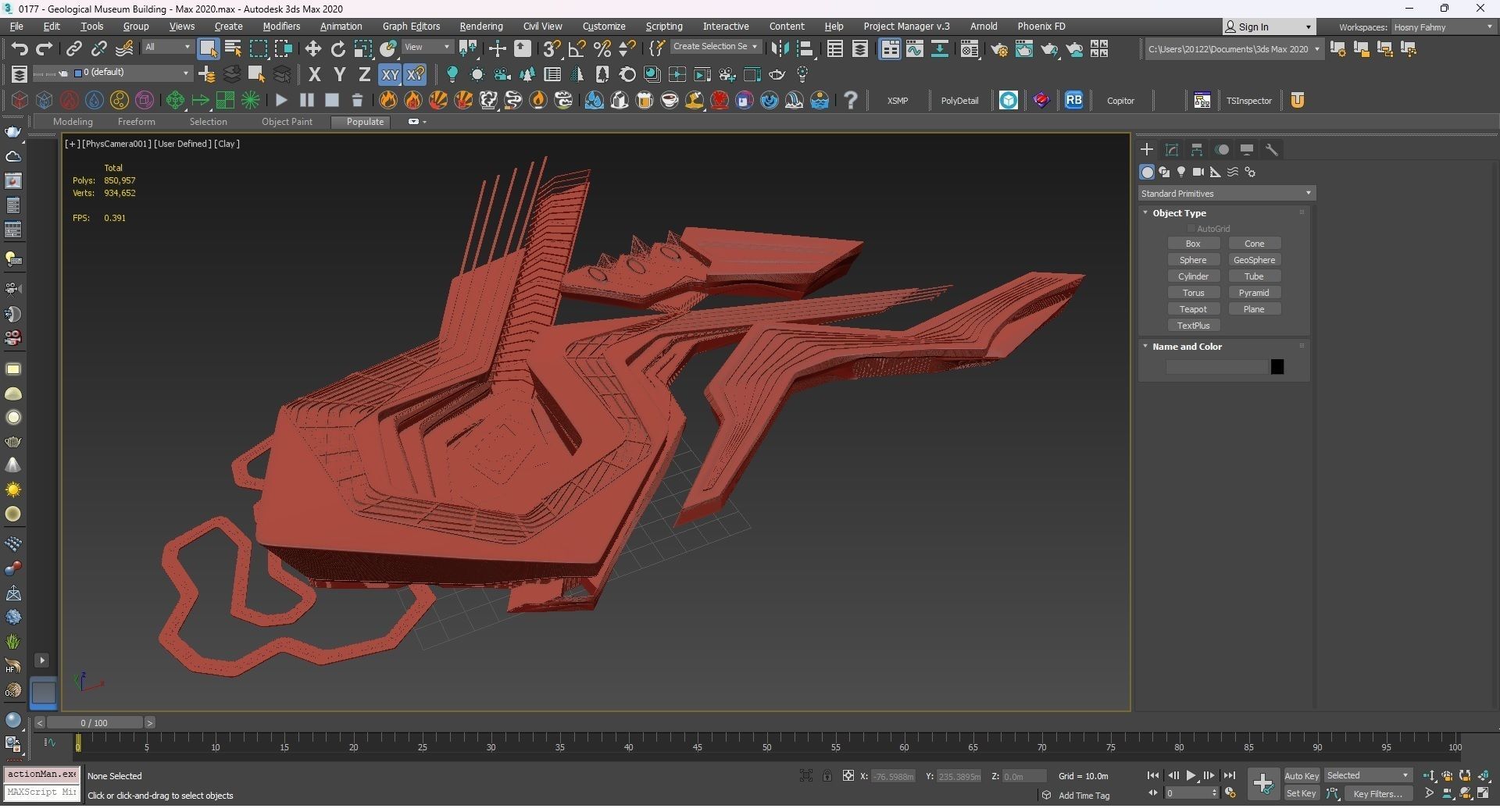0177 - Geological Museum 3D Building - 2D Drawings 3D model_43