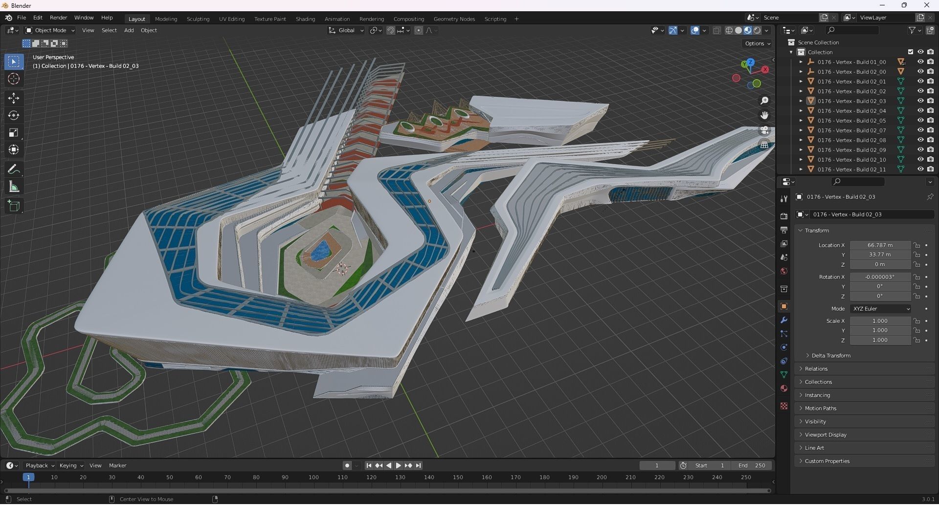 0177 - Geological Museum 3D Building - 2D Drawings 3D model_45