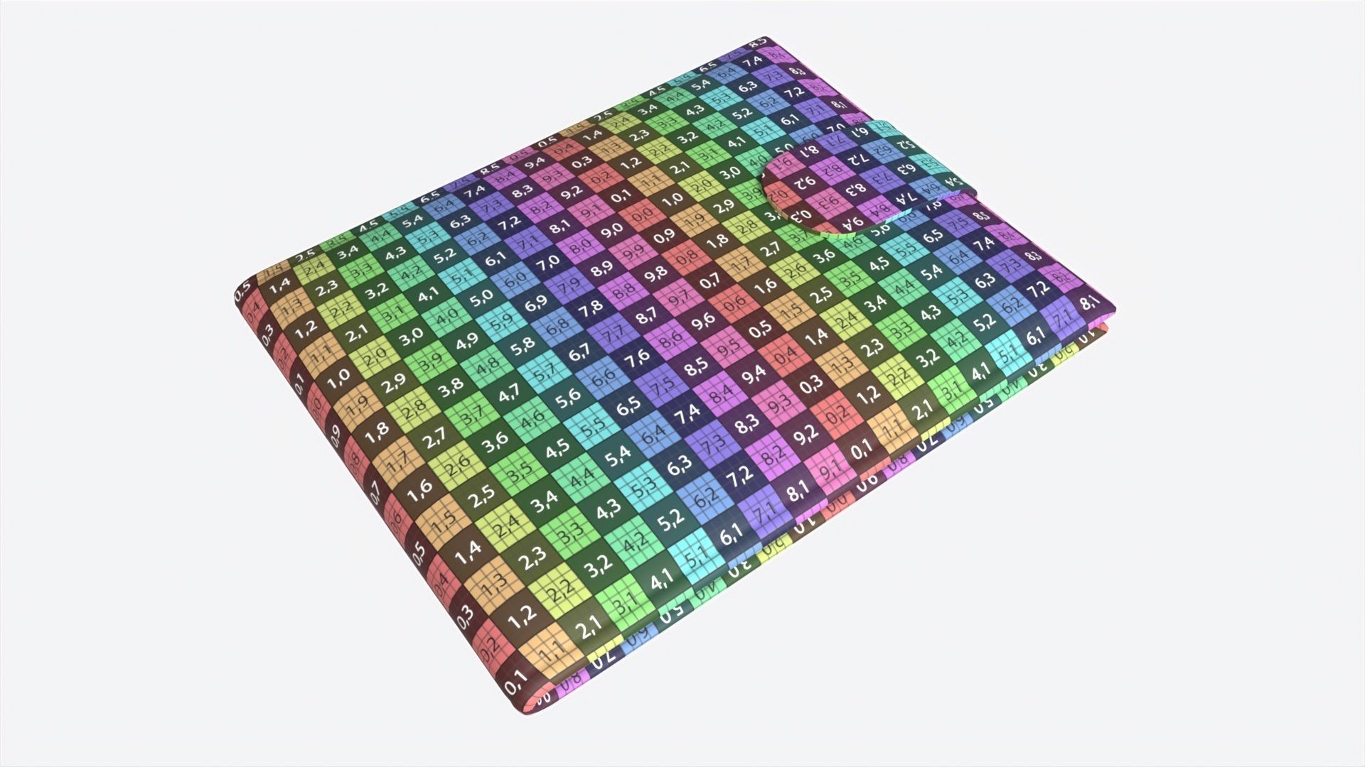 Leather Wallet for Men 01 3D model_7