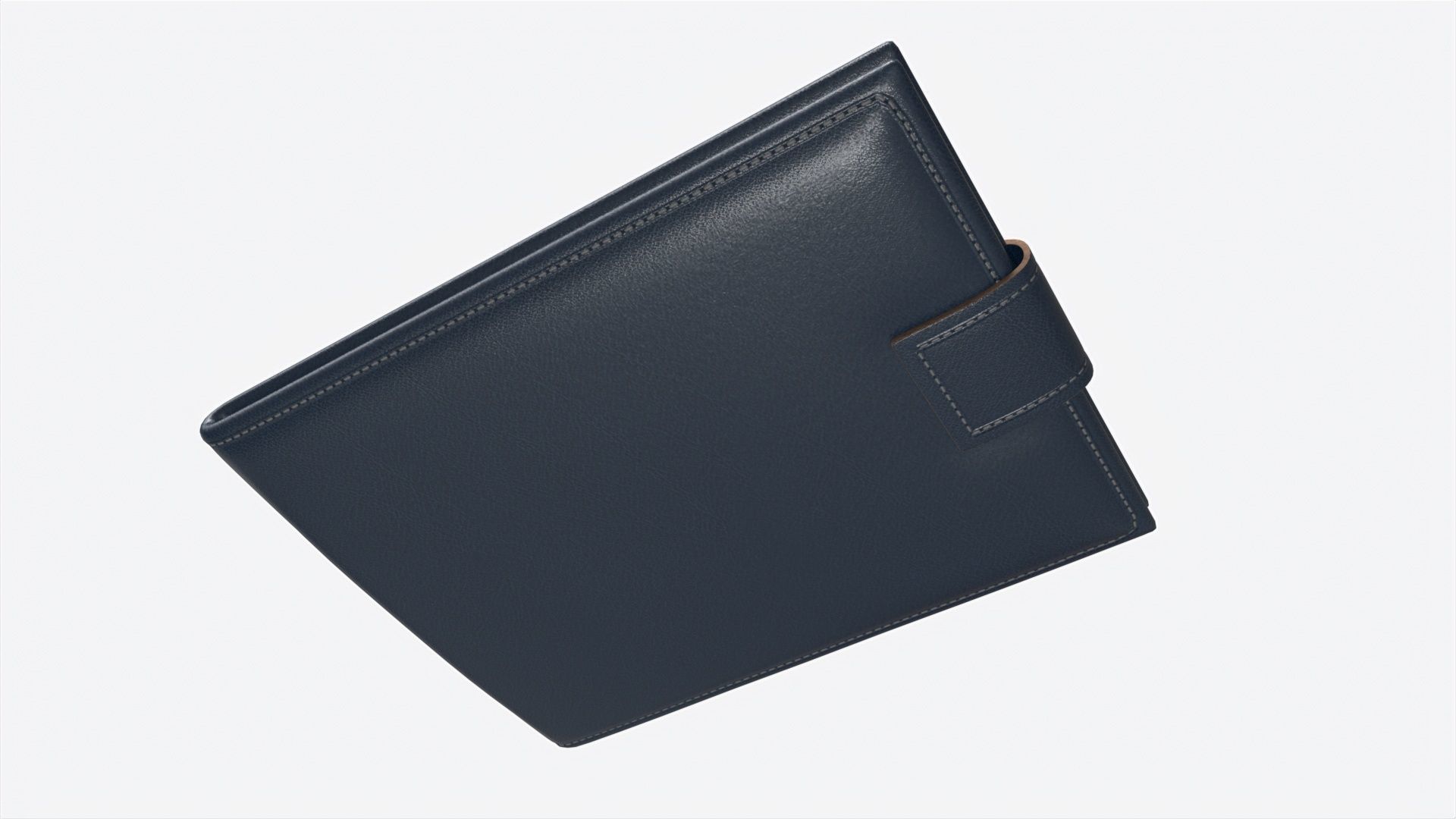 Leather Wallet for Men 01 3D model_2