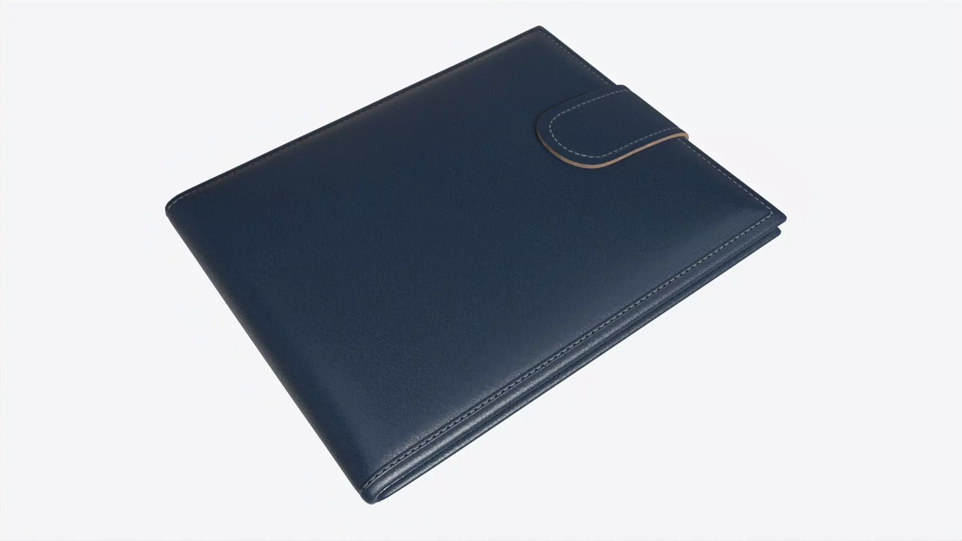 Leather Wallet for Men 01 3D model_0