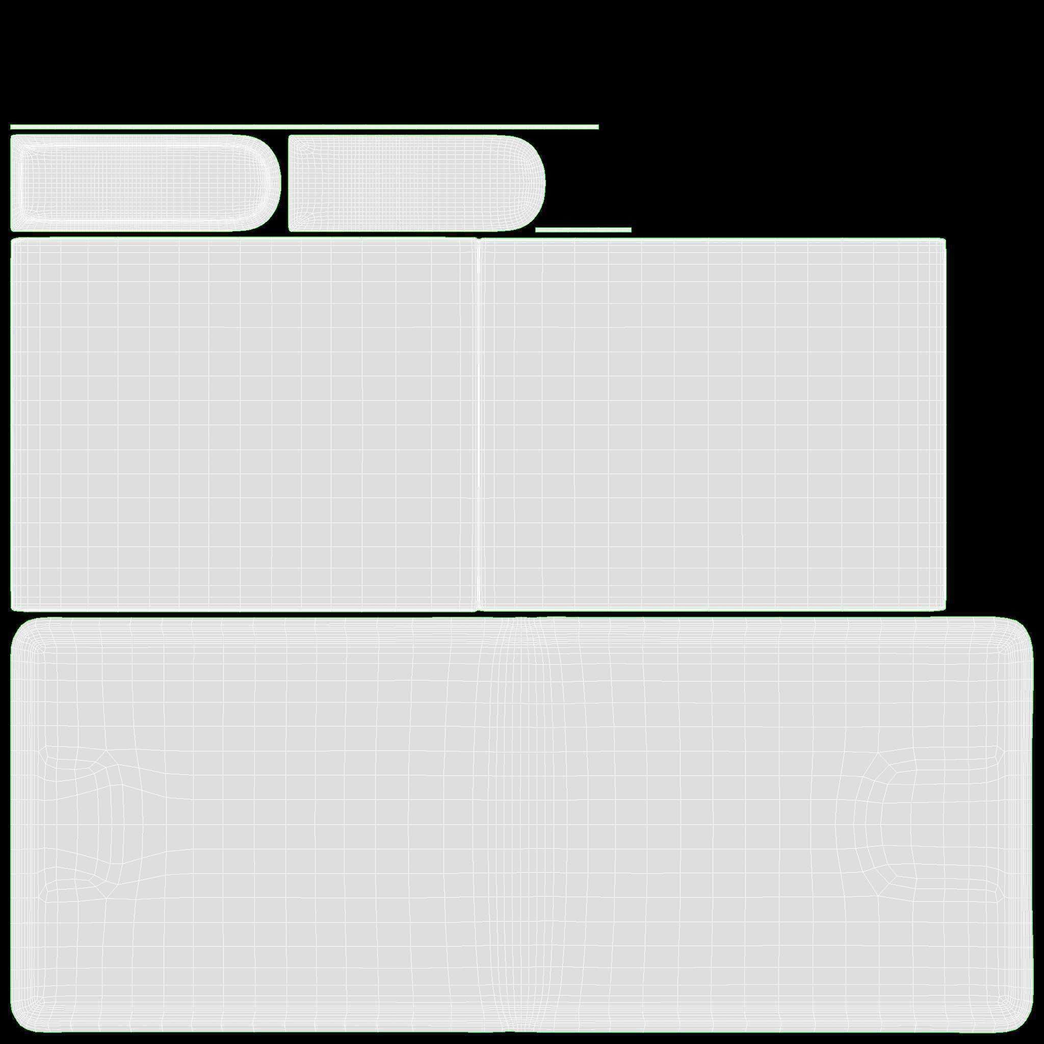 Leather Wallet for Men 01 3D model_8