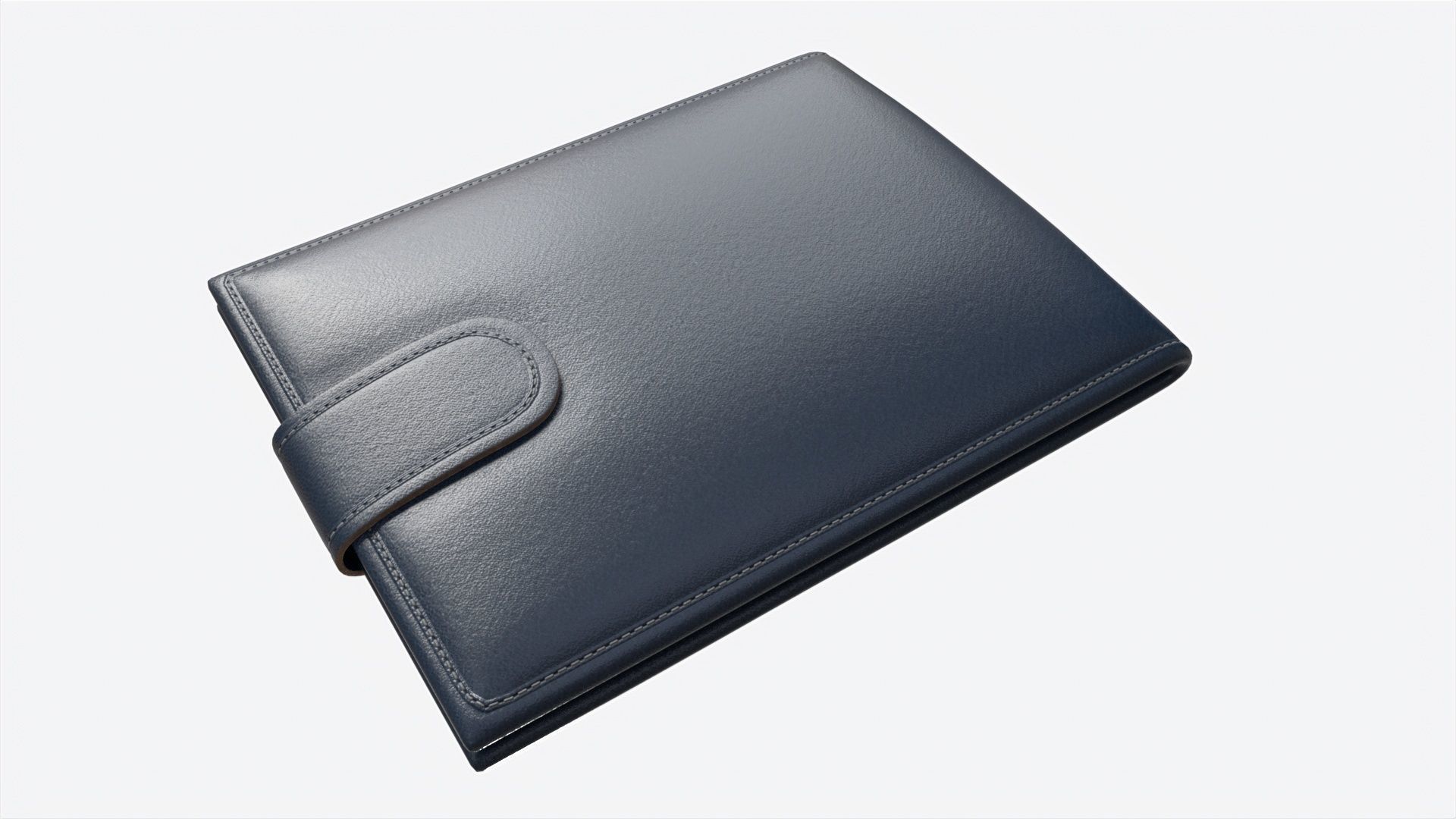 Leather Wallet for Men 01 3D model_1