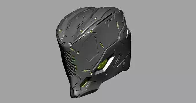 Mecha Head Sculpt - High Poly