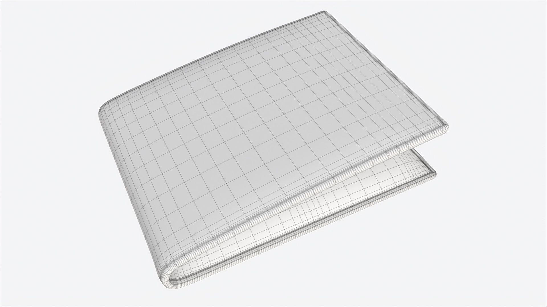 Leather Wallet for Men 02 with Banknotes 3D model_6