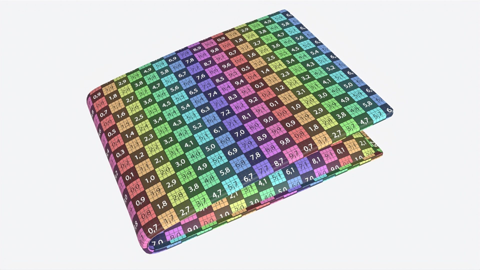 Leather Wallet for Men 02 with Banknotes 3D model_8