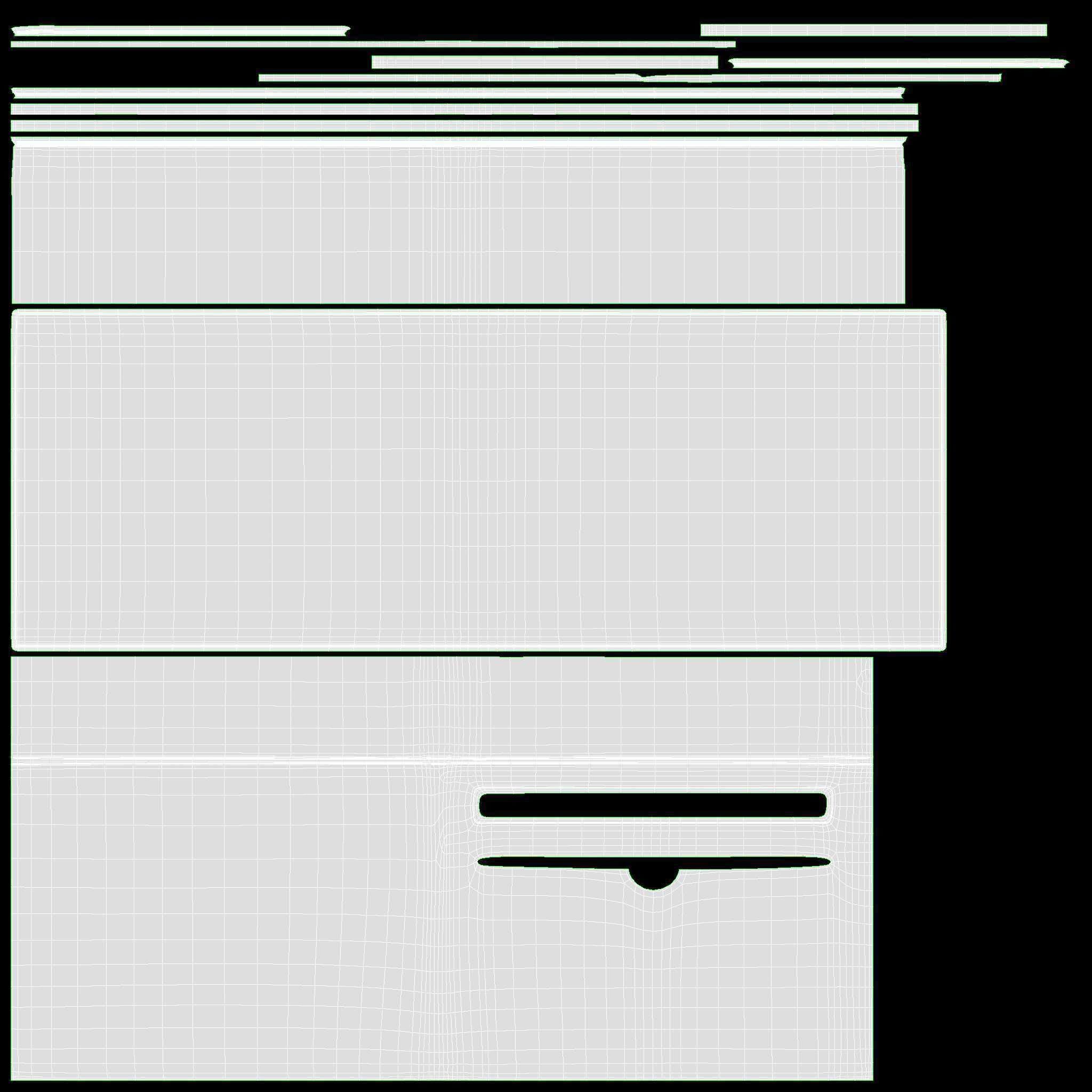 Leather Wallet for Men 02 with Banknotes 3D model_9