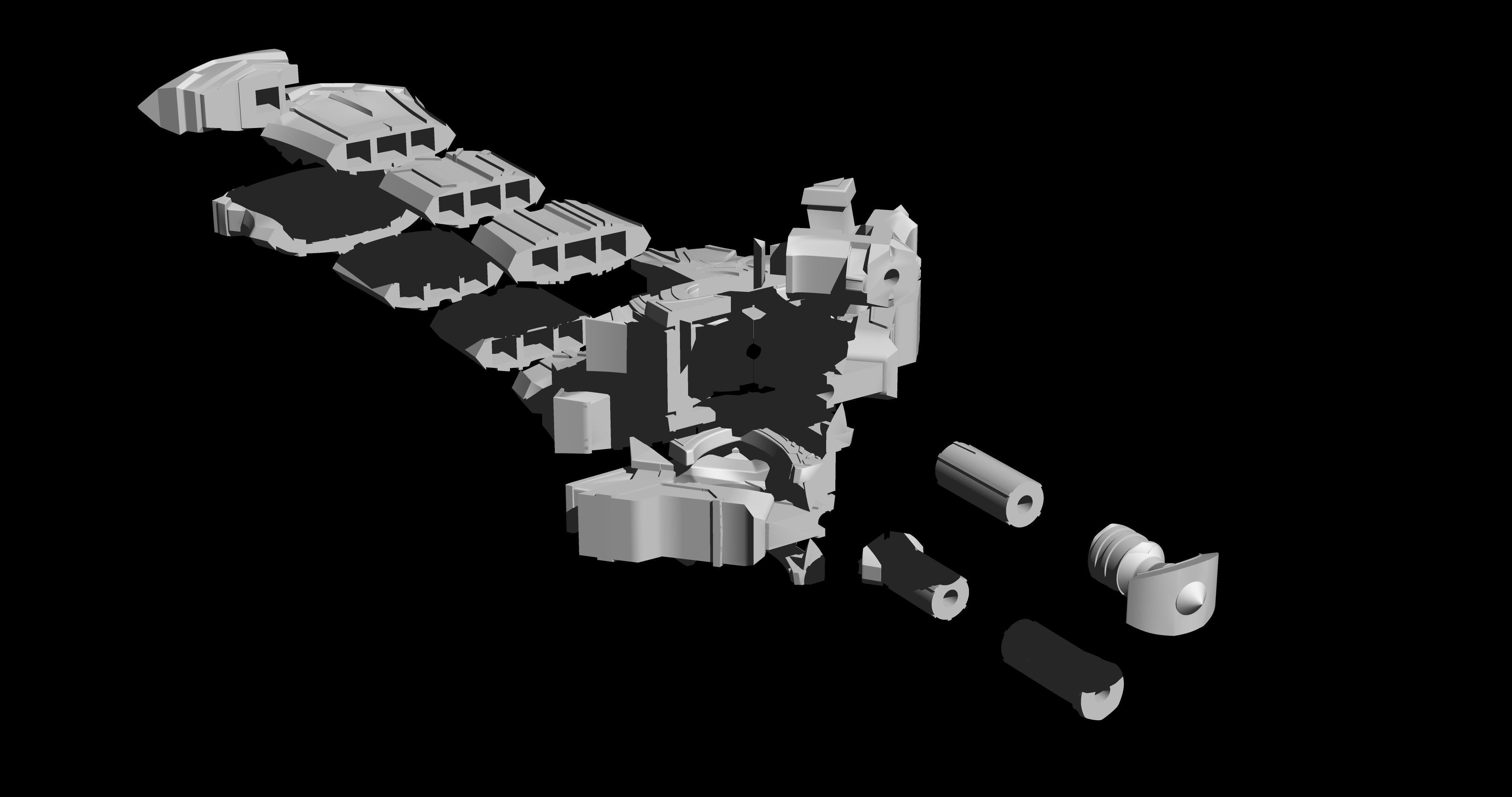 Genshin impact Claymore Dehya Beacon of the Reed Sea 3D print model_5