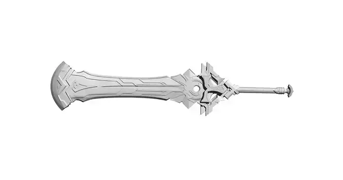 Genshin impact Claymore Dehya Beacon of the Reed Sea 3D print model