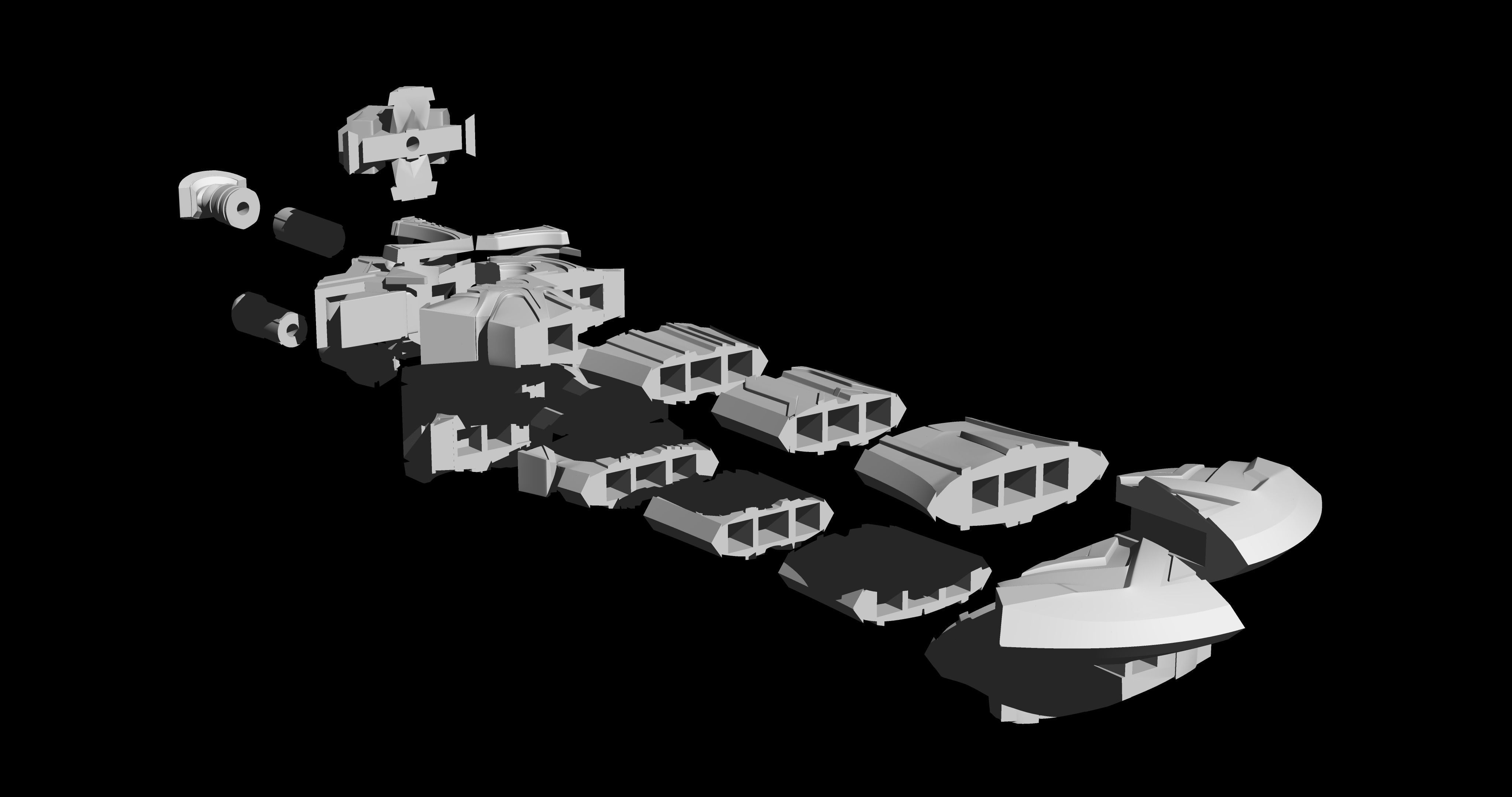 Genshin impact Claymore Dehya Beacon of the Reed Sea 3D print model_4