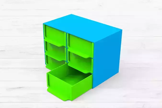 Small desktop organizer for 3D printer