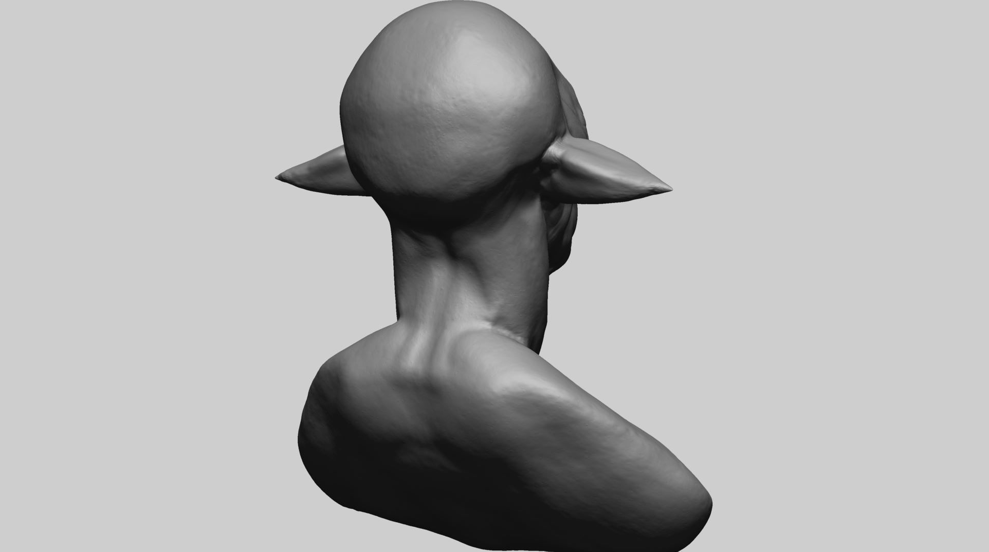 Creature Head F1 3D model_3