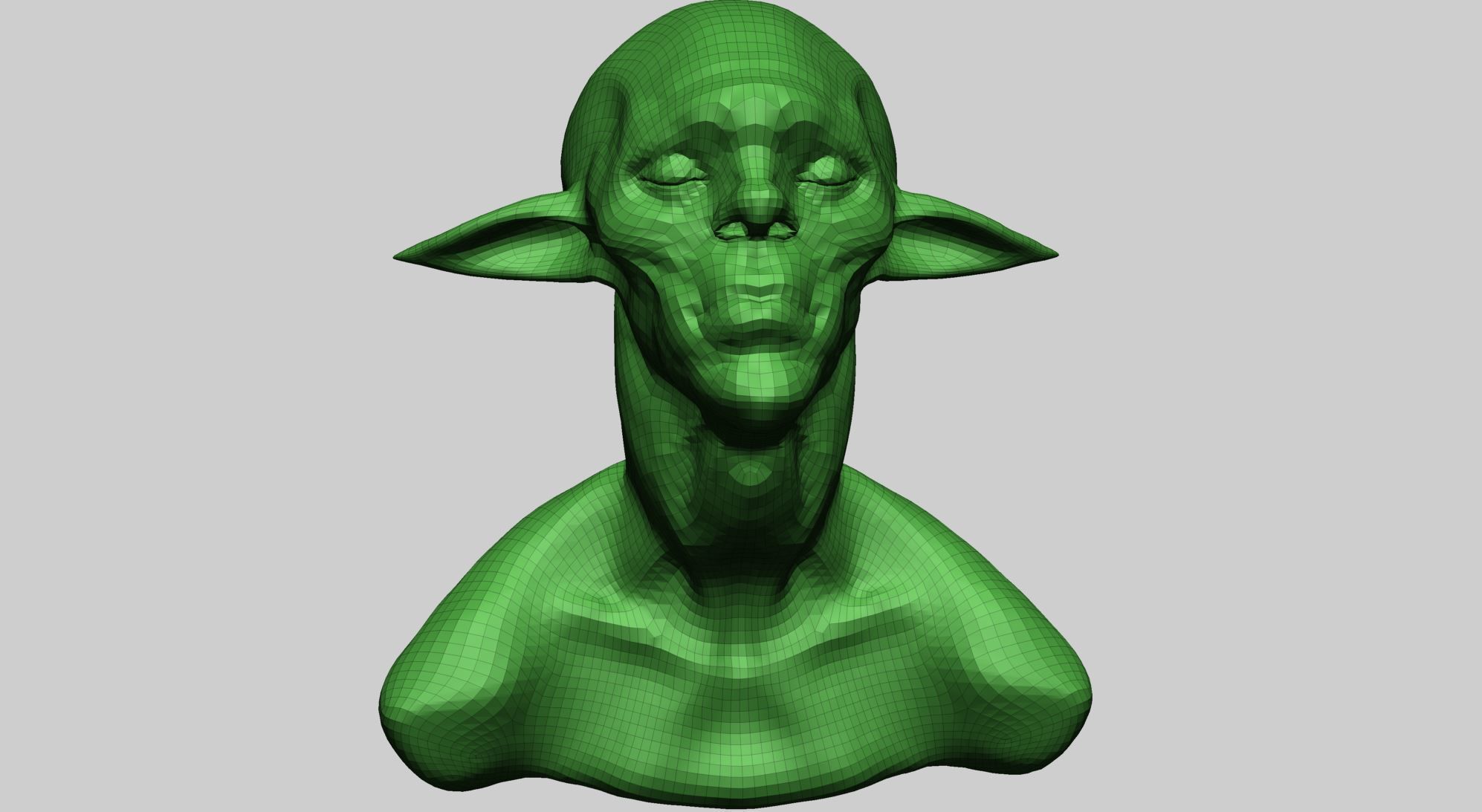 Creature Head F1 3D model_13