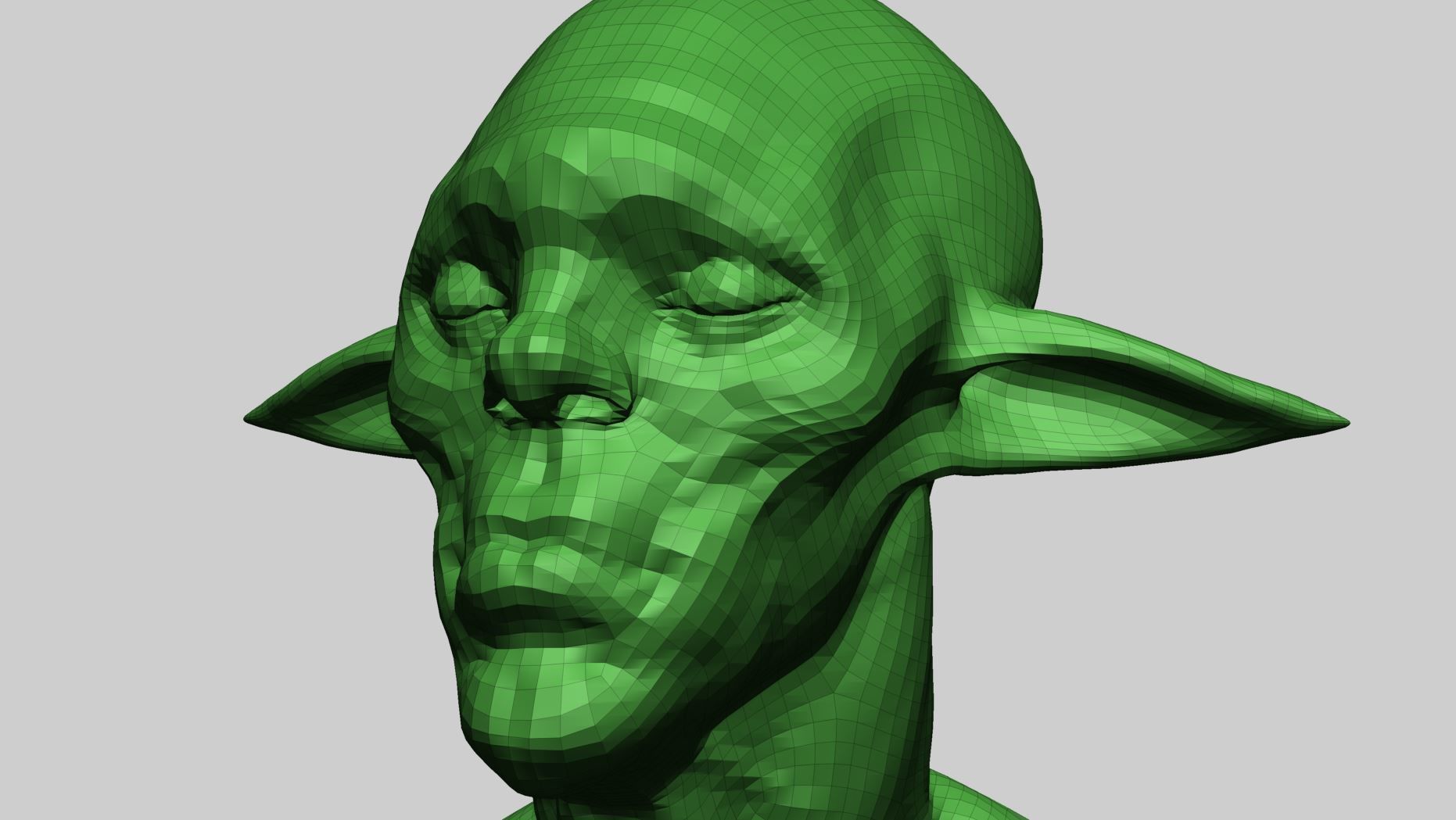 Creature Head F1 3D model_12