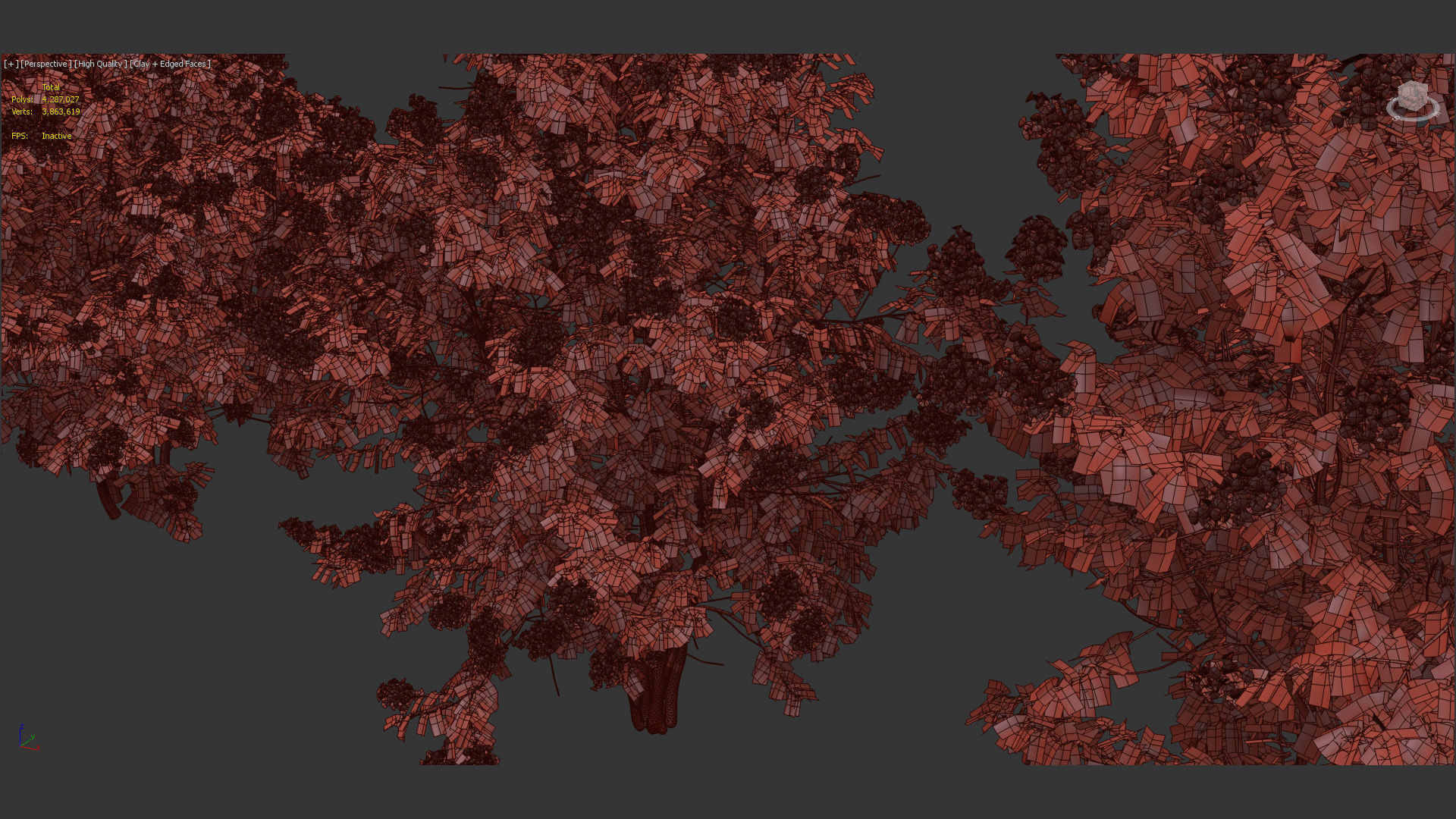 Syringa vulgaris Common lilac 3D model_14