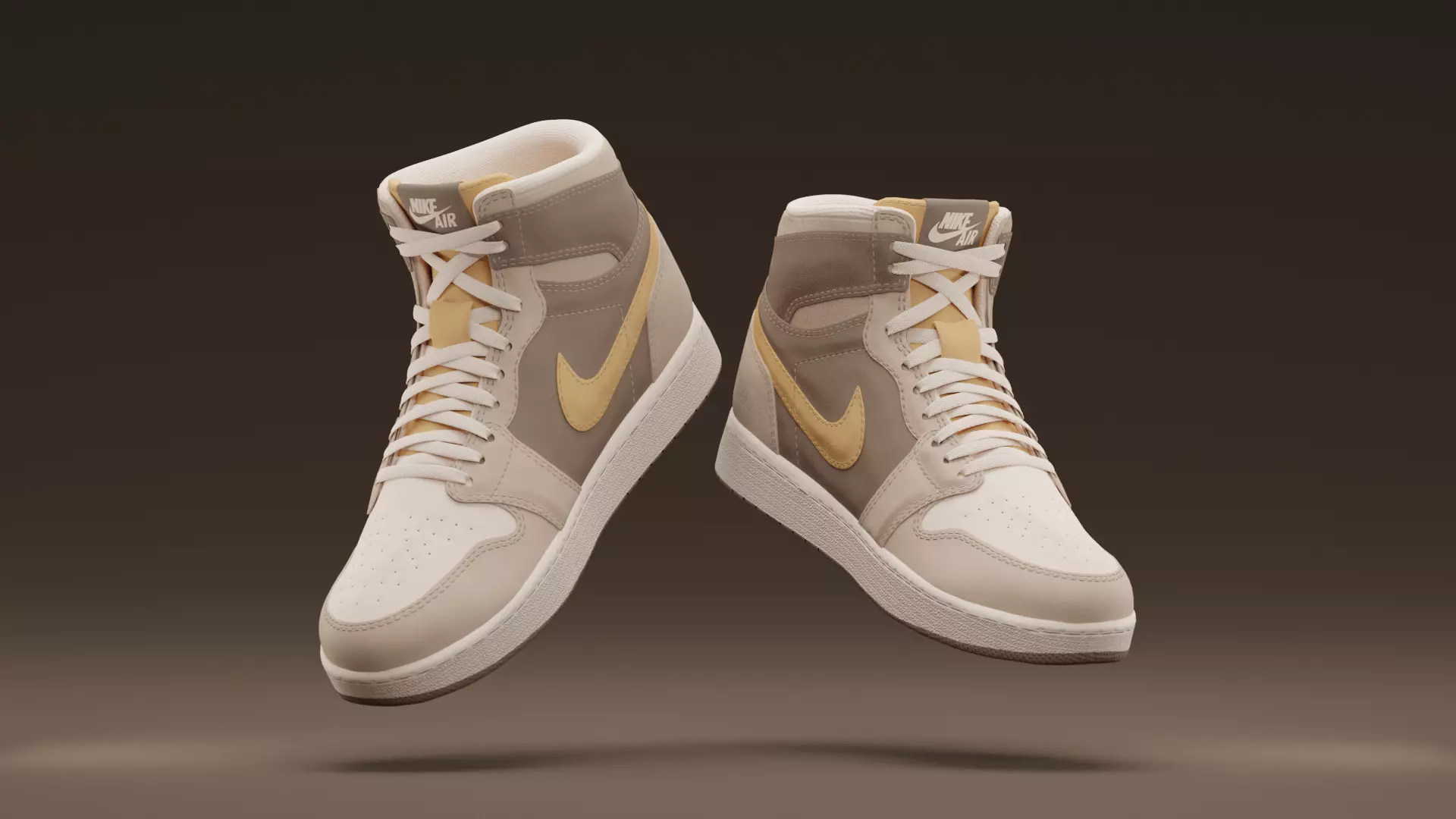 Air Jordan Nike shoes - 06 Low-poly 3D model_0