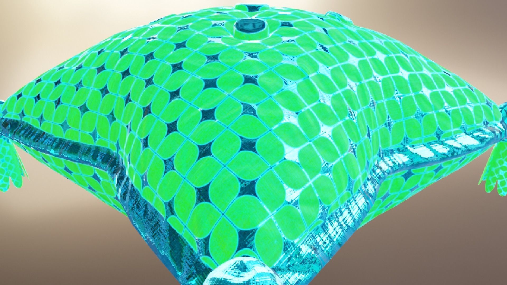 Royal Pillow Set Low-poly 3D model_82