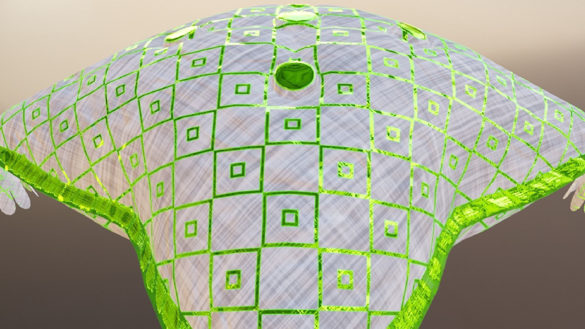 Royal Pillow Set Low-poly 3D model_74