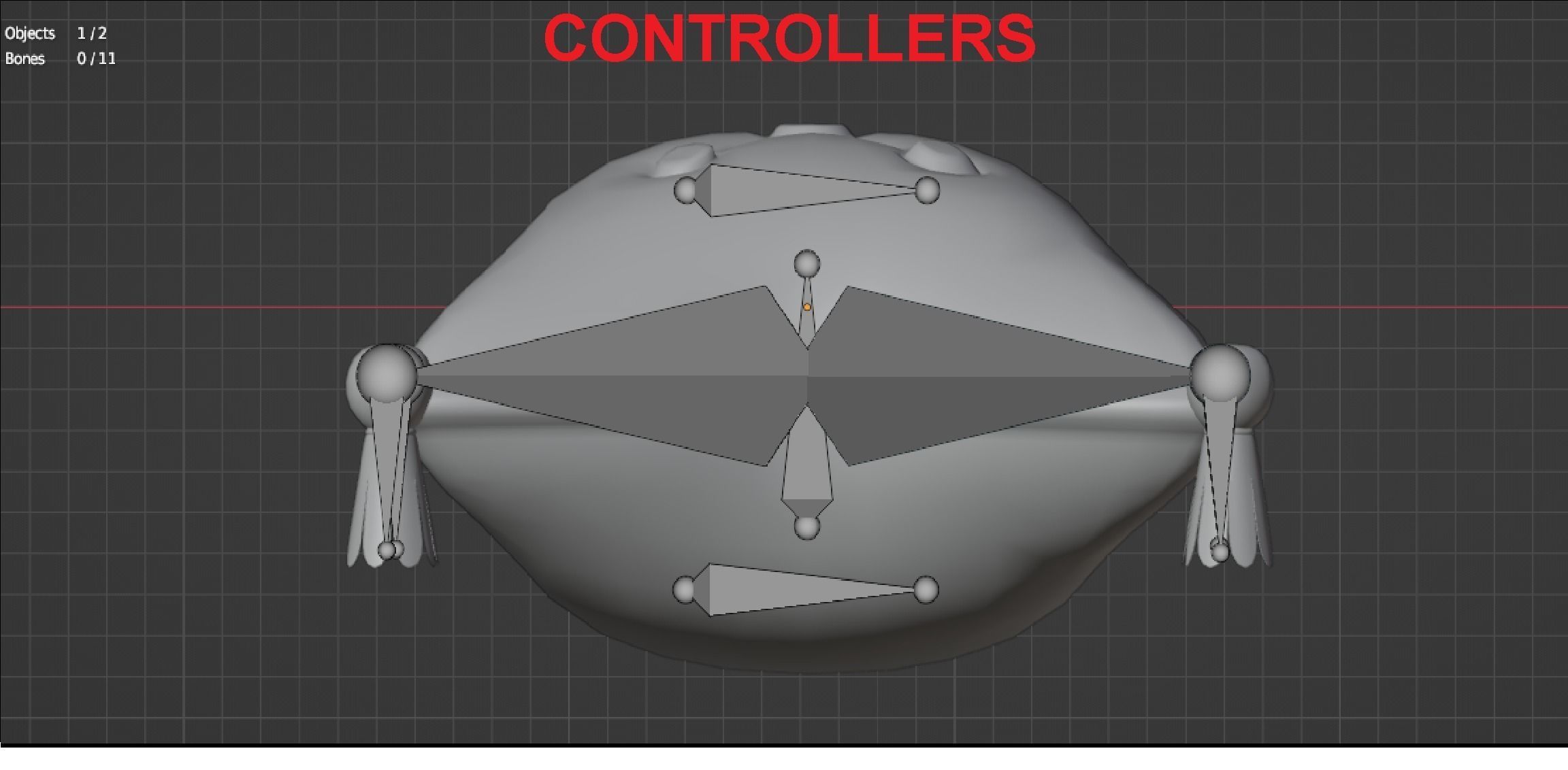 Royal Pillow Set Low-poly 3D model_91