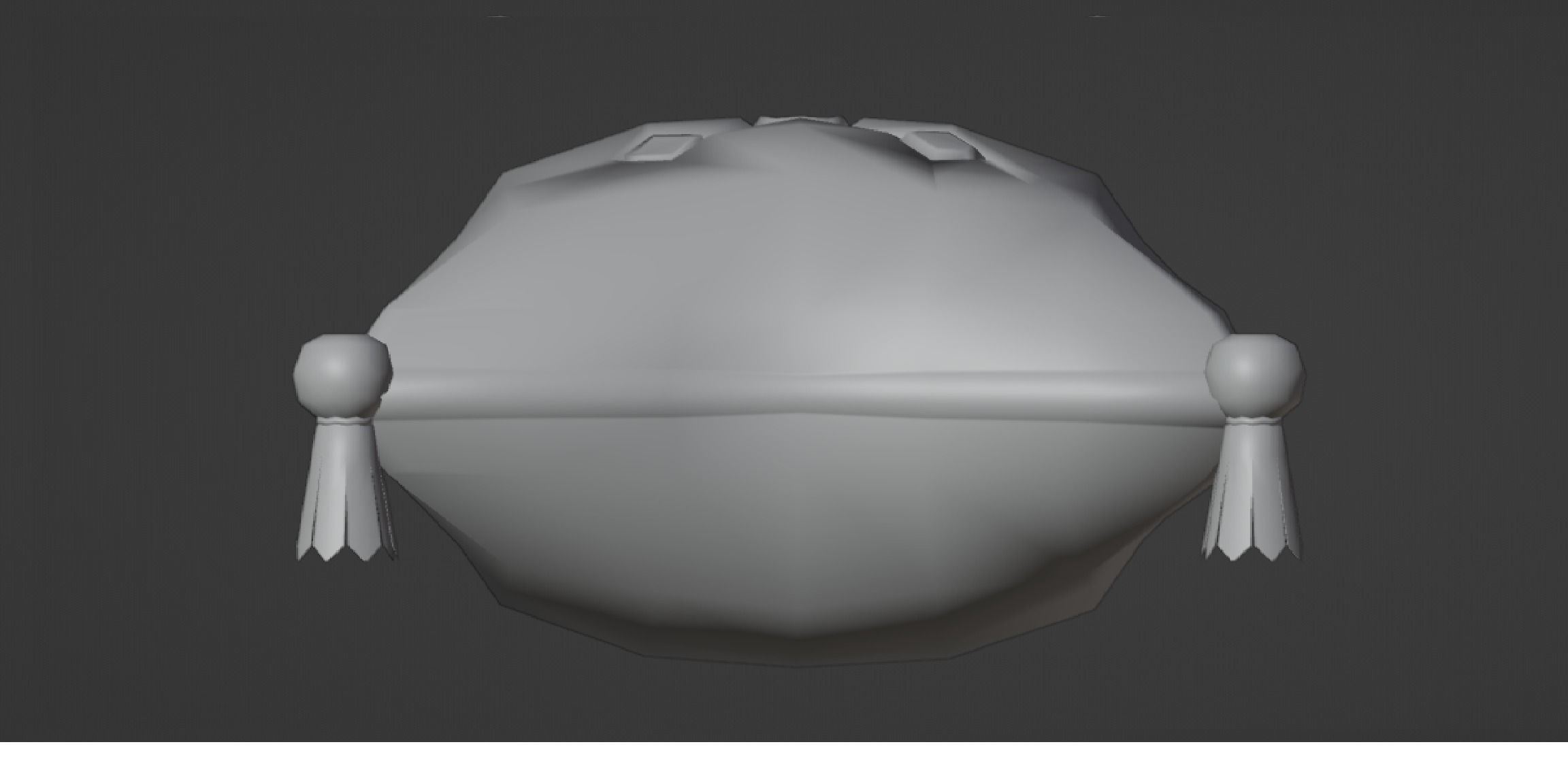 Royal Pillow Set Low-poly 3D model_90