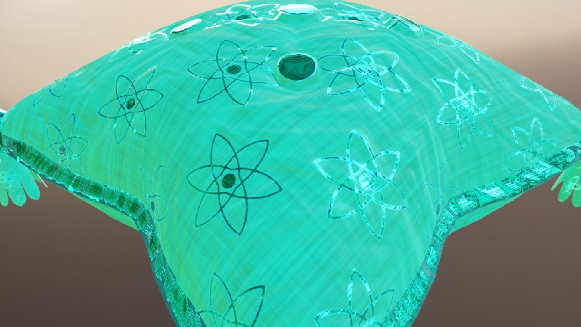 Royal Pillow Set Low-poly 3D model_72