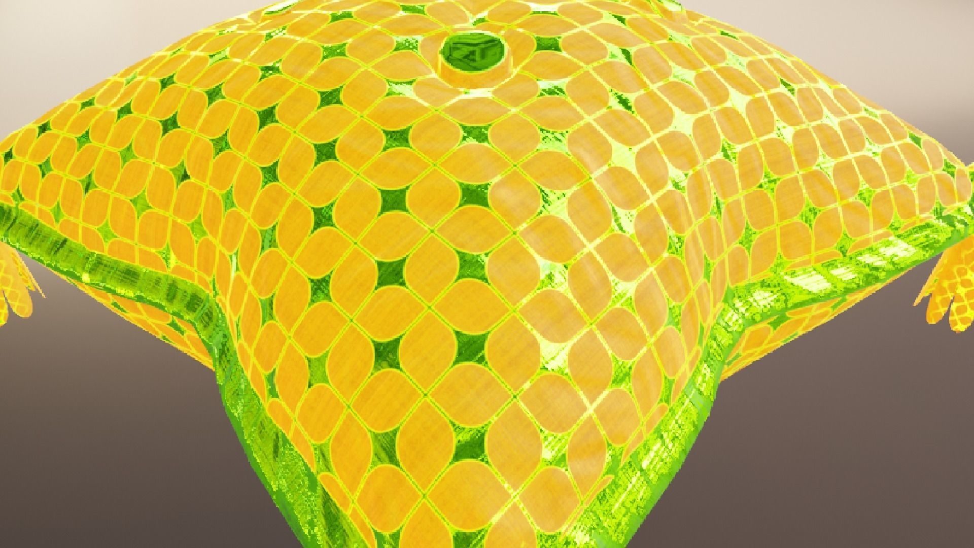 Royal Pillow Set Low-poly 3D model_80