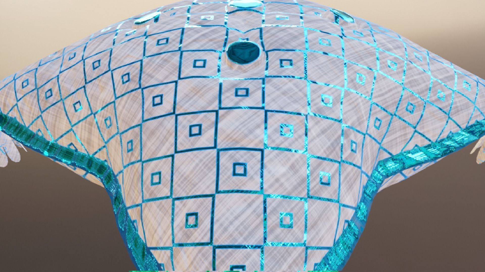 Royal Pillow Set Low-poly 3D model_76