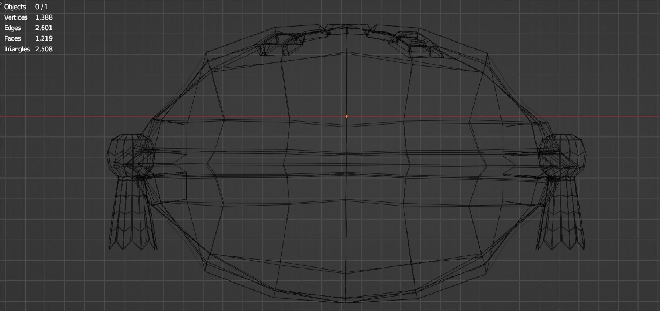 Royal Pillow Set Low-poly 3D model_95