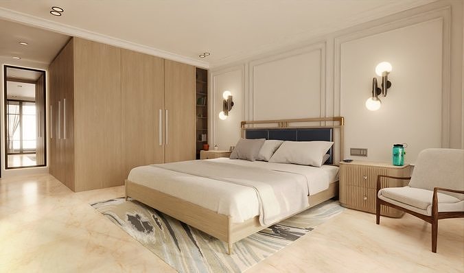 Bed room 3D model
