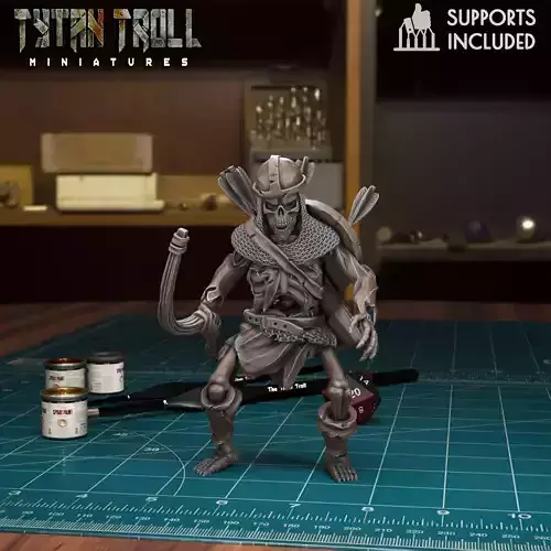 Skeleton Archer 01 - Pre-Supported