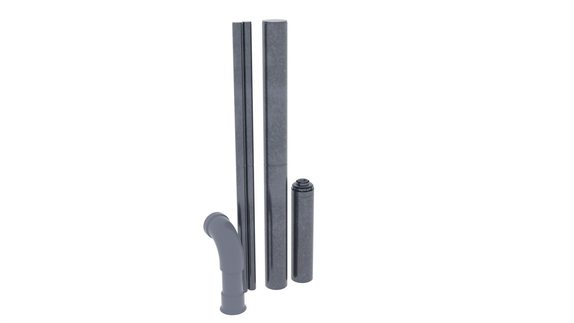 Death Star Wall Tubes - 1-6 scale Hottoys  Free 3D print model_2