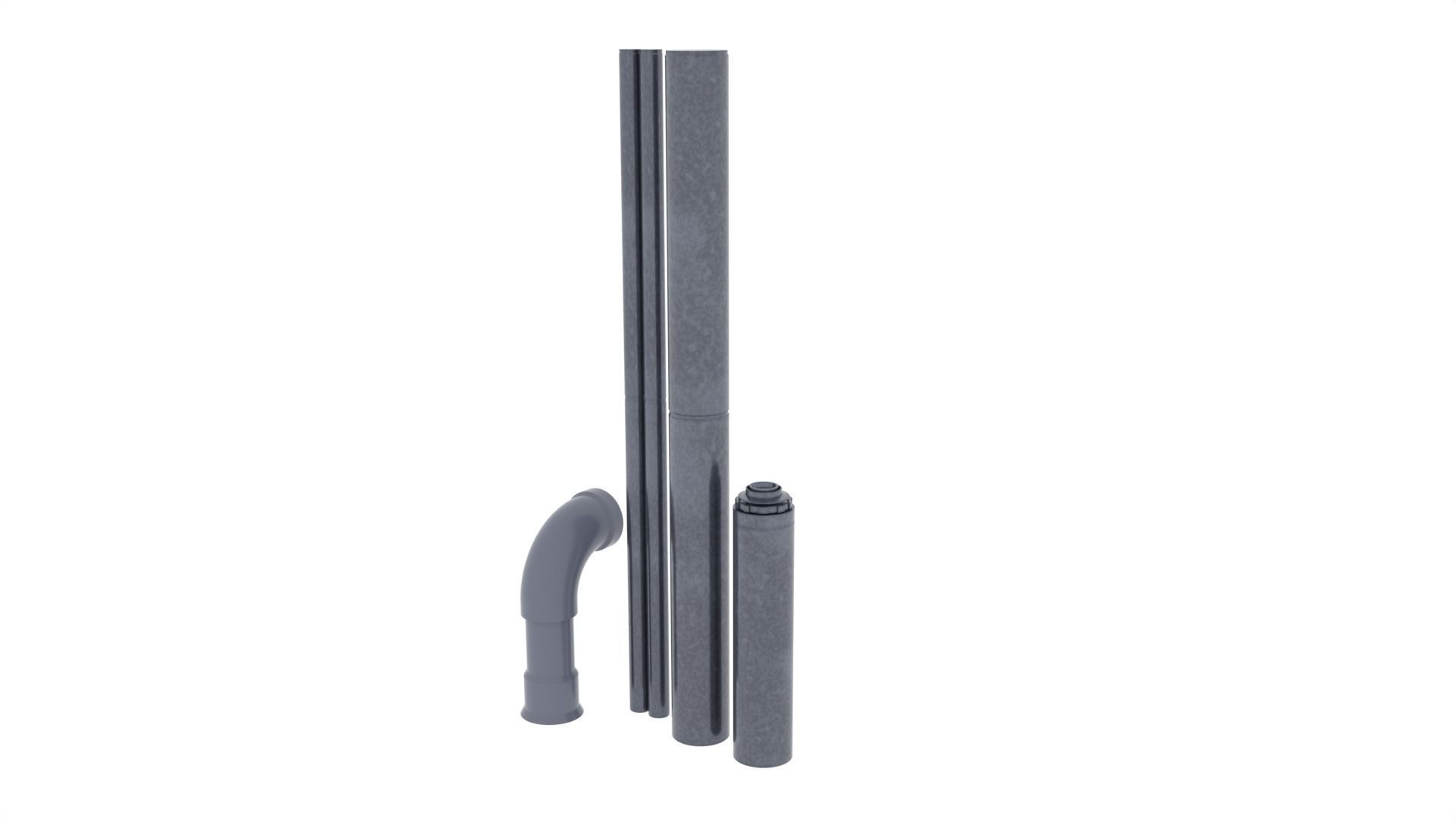 Death Star Wall Tubes - 1-18 scale Kenner Hasbro Free 3D print model_3
