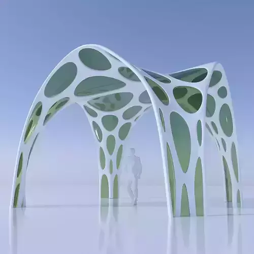 Parametric pergola stand