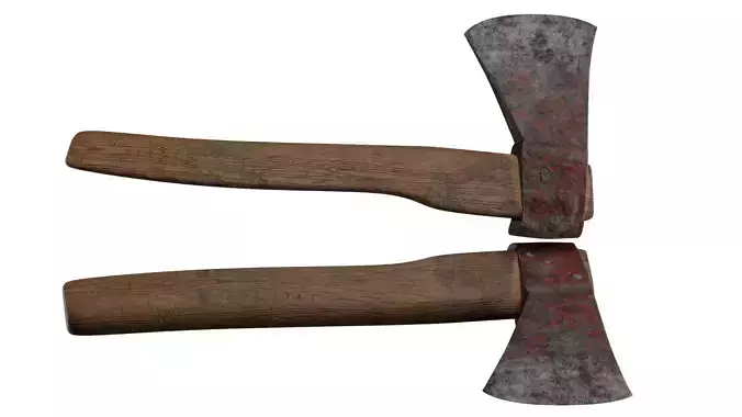 old rustic axe