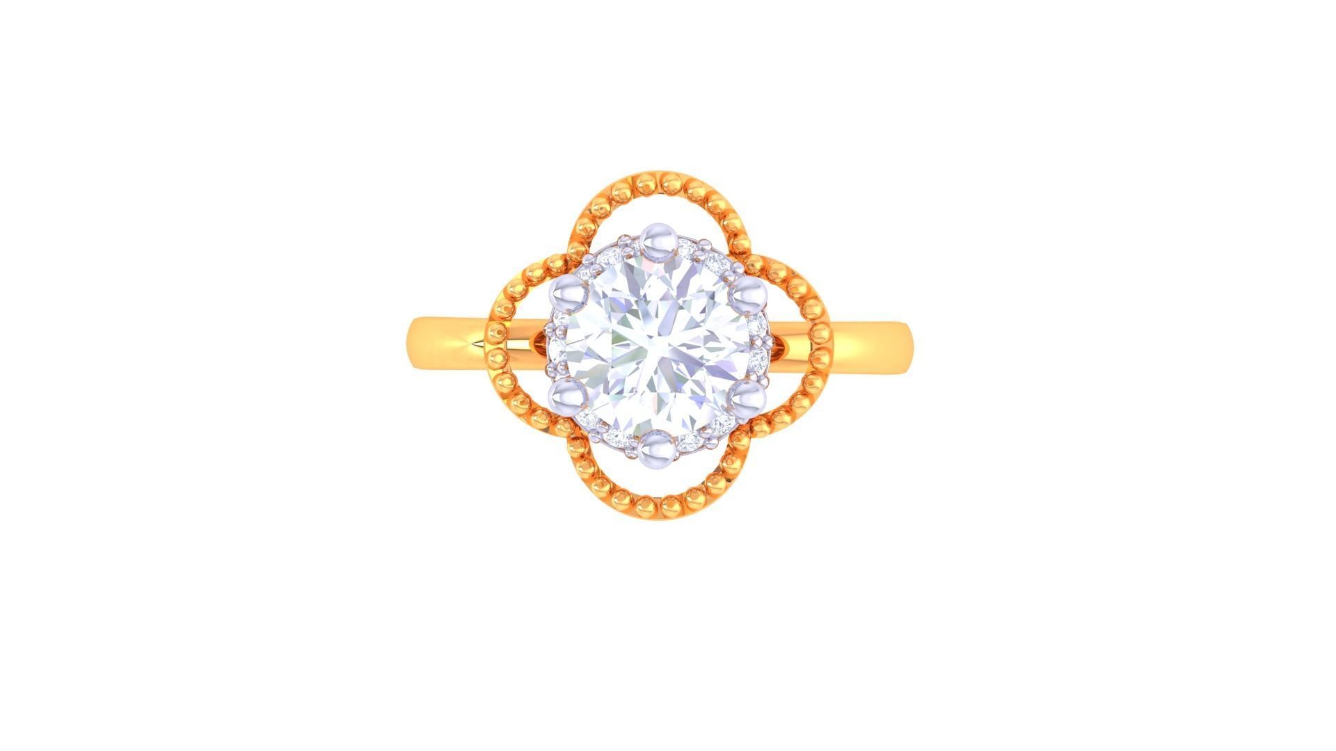 Solitaire Ring - 33 3D print model_2
