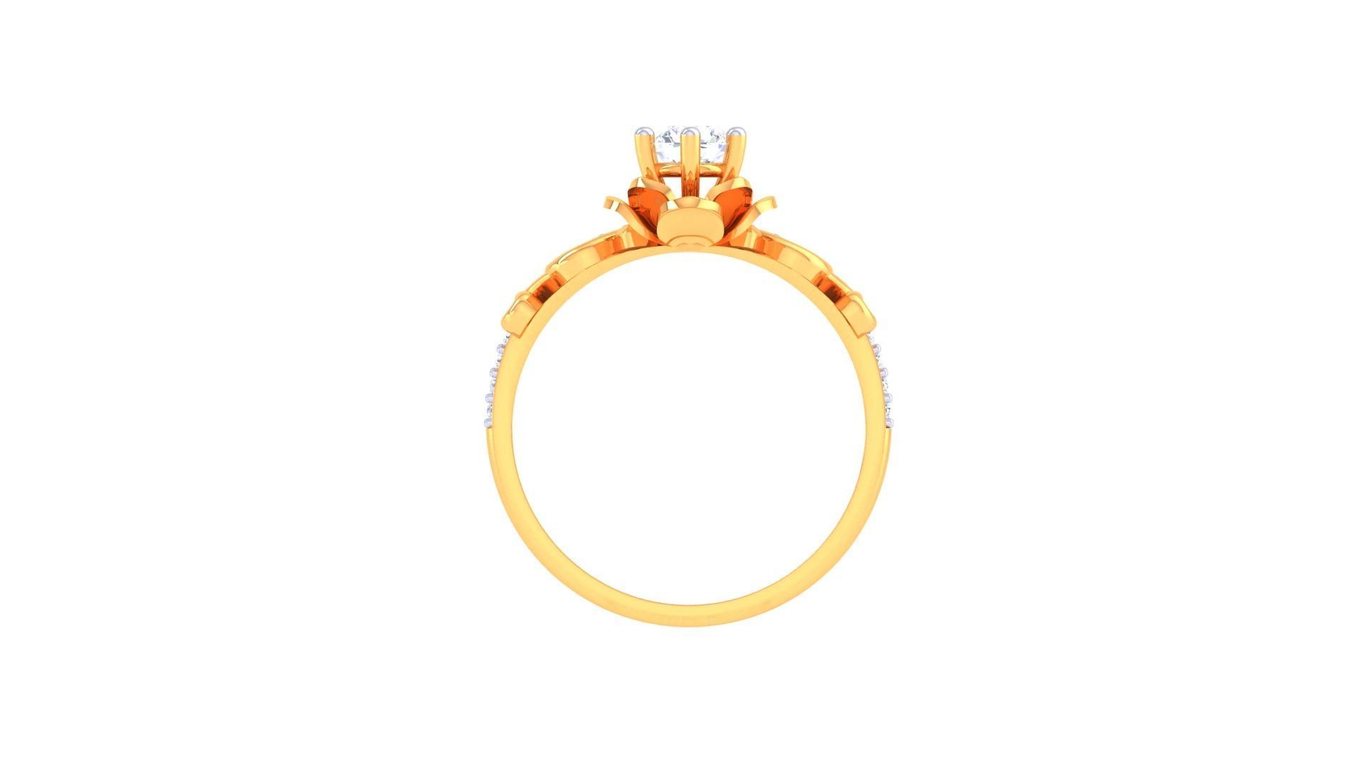 Crown Ring - 1 3D print model_3