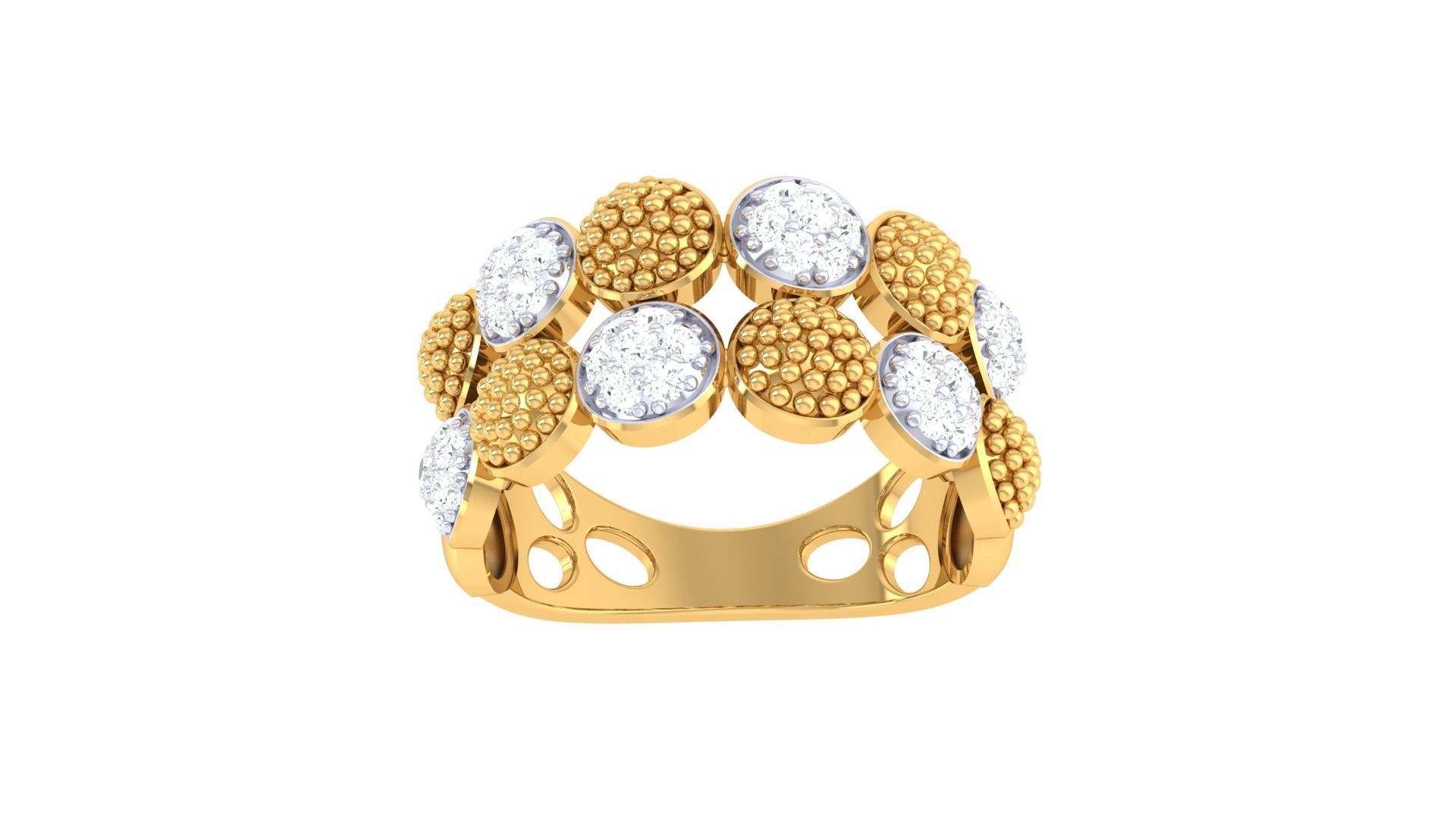 Diamond Ring - 70 3D print model_2