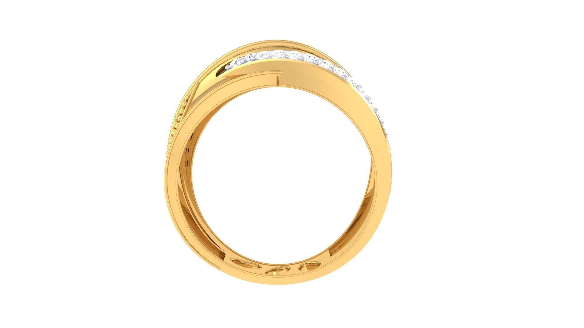 Diamond Ring - 62 3D print model_3