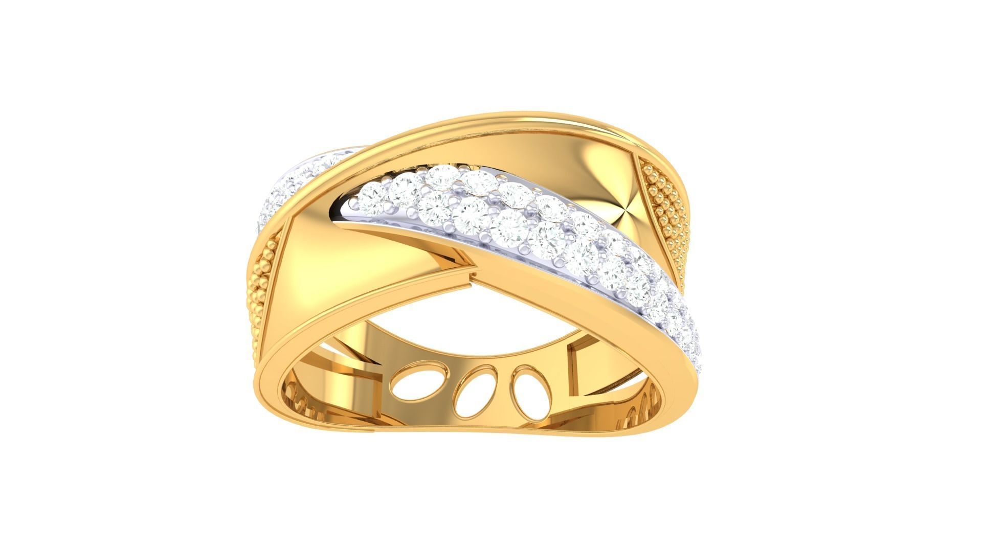 Diamond Ring - 62 3D print model_2