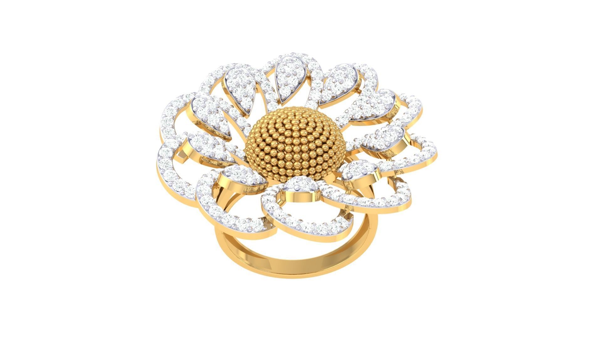 Cocktail Ring - 58 3D print model_2