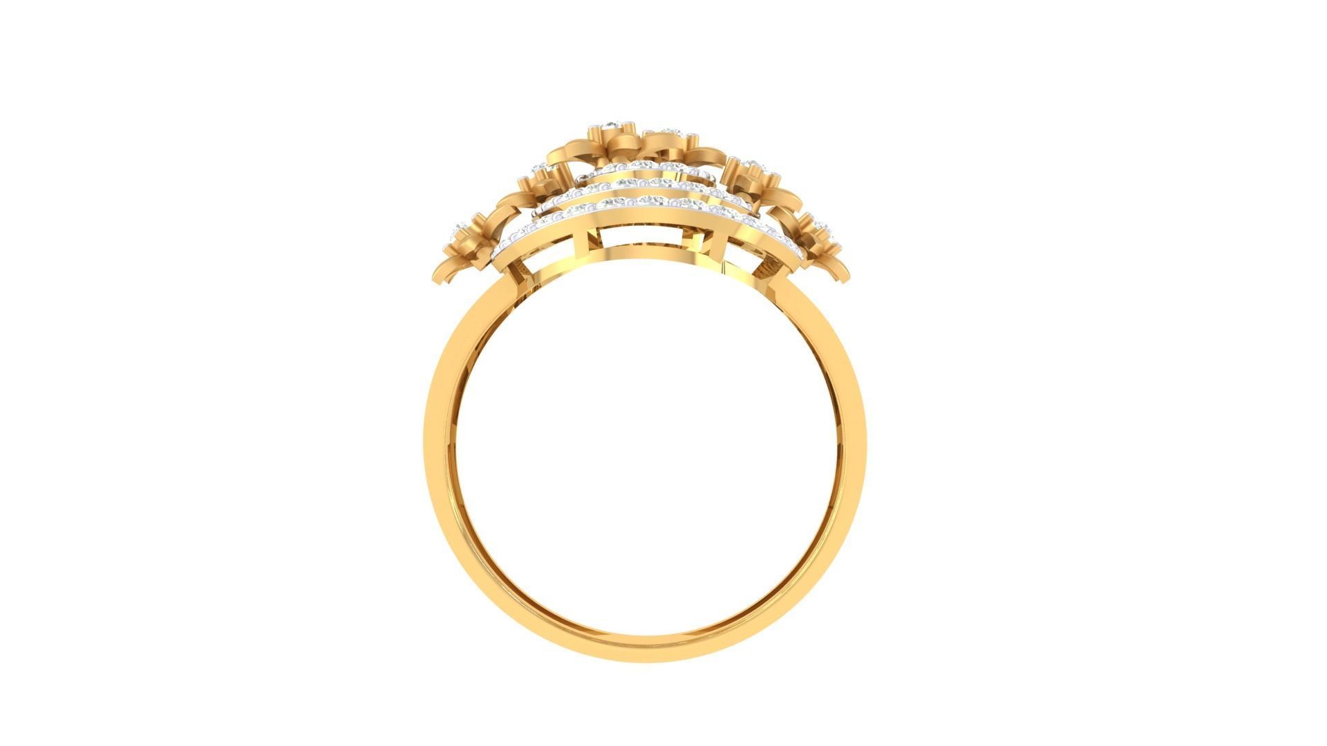 Cocktail Ring - 51 3D print model_3