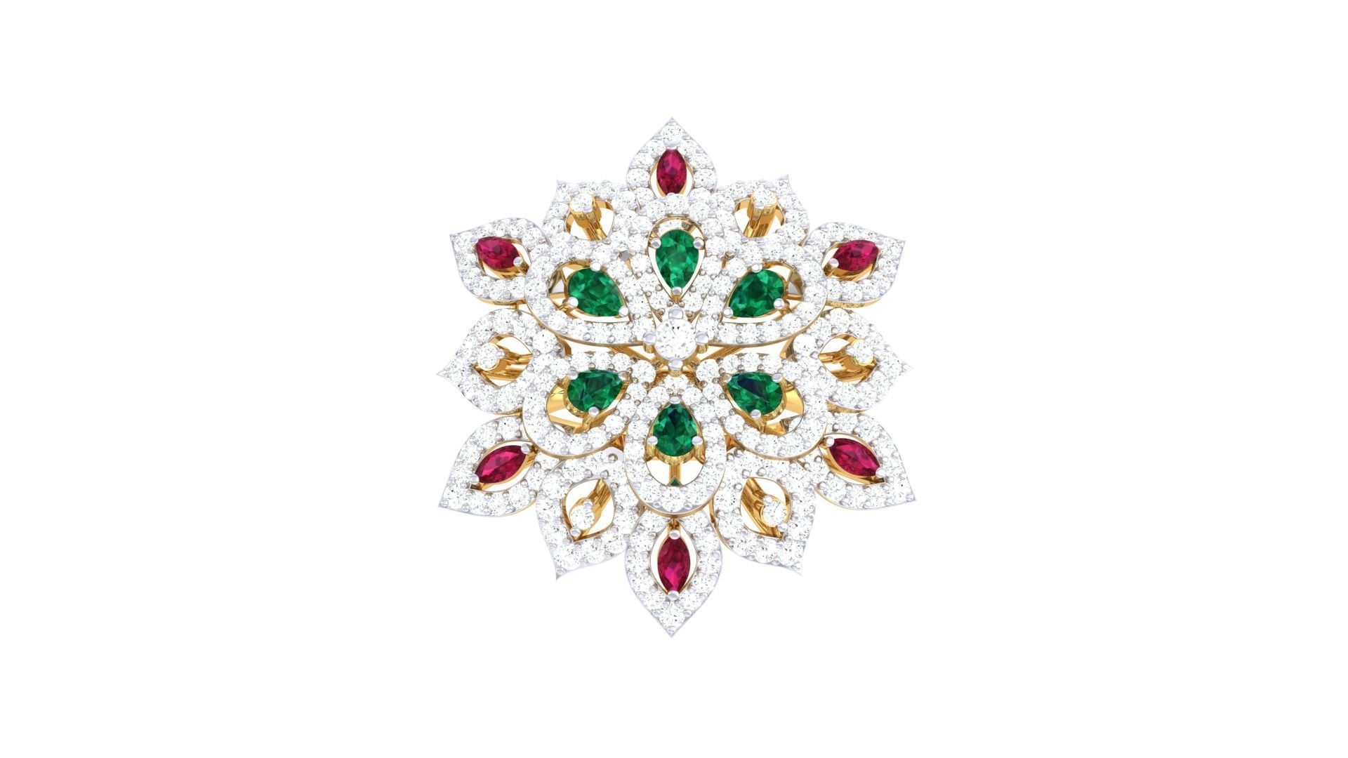 Cocktail Ring - 50 3D print model_2