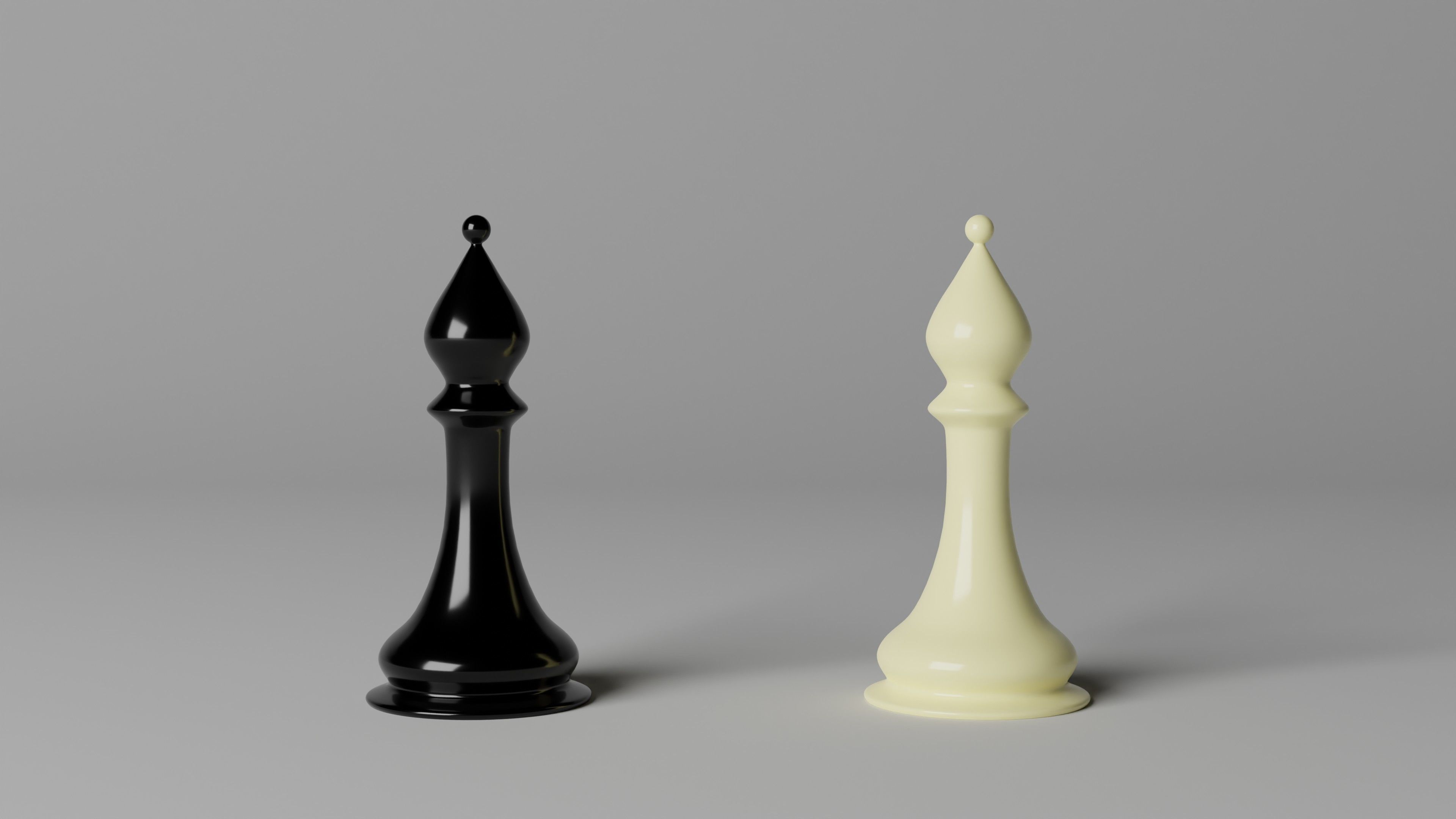 Chess set 3D model_3