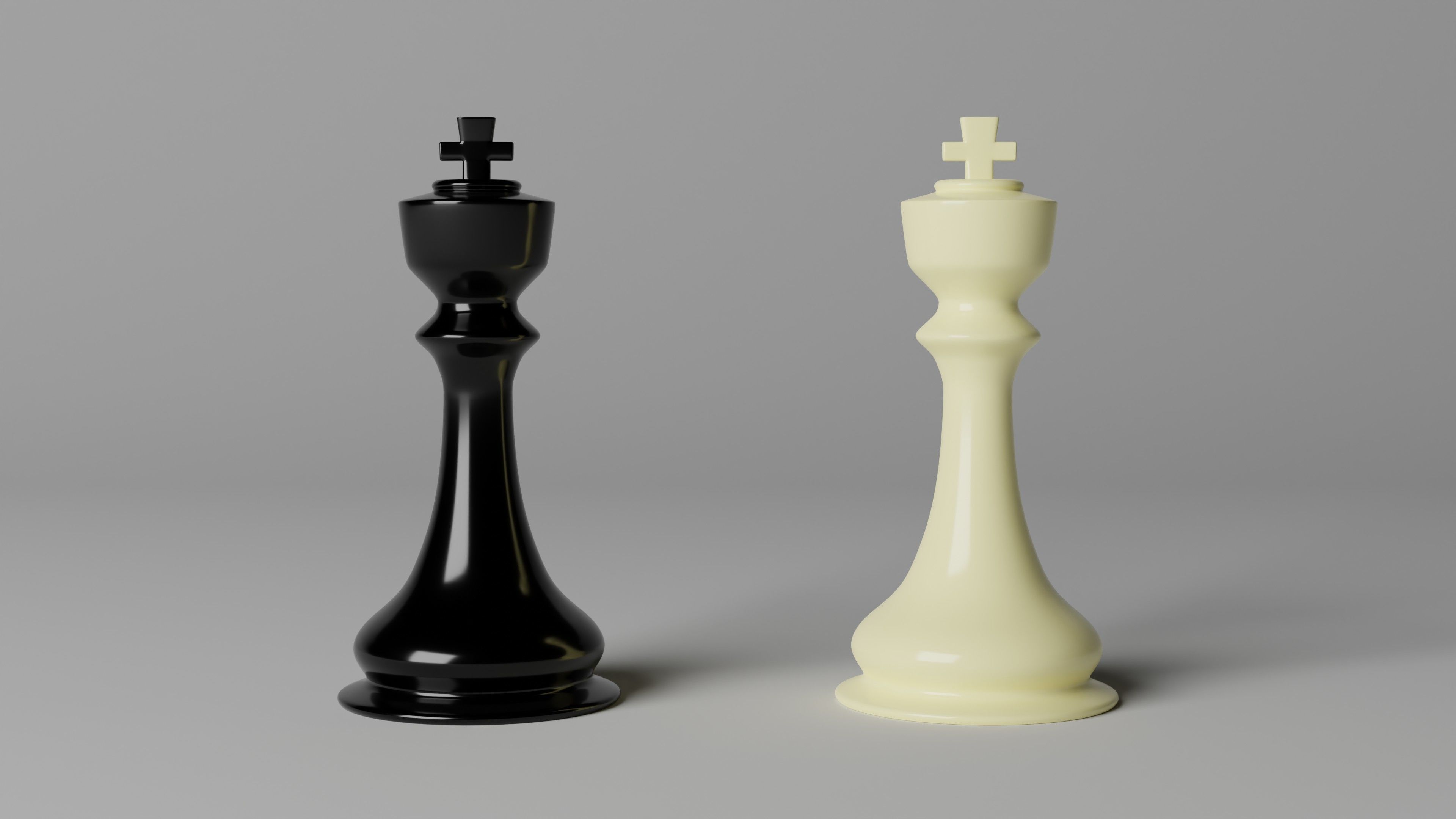 Chess set 3D model_1
