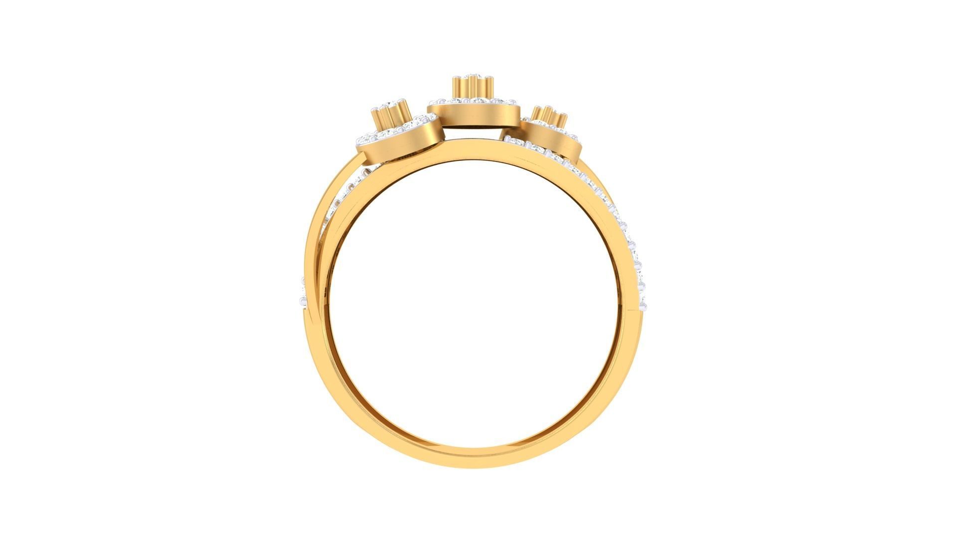 Diamond Ring - 42 3D print model_3