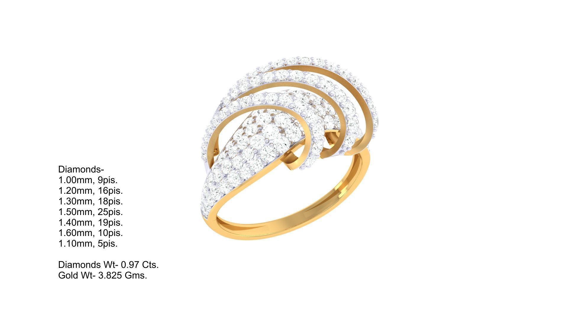 Diamond Ring - 27 3D print model_1