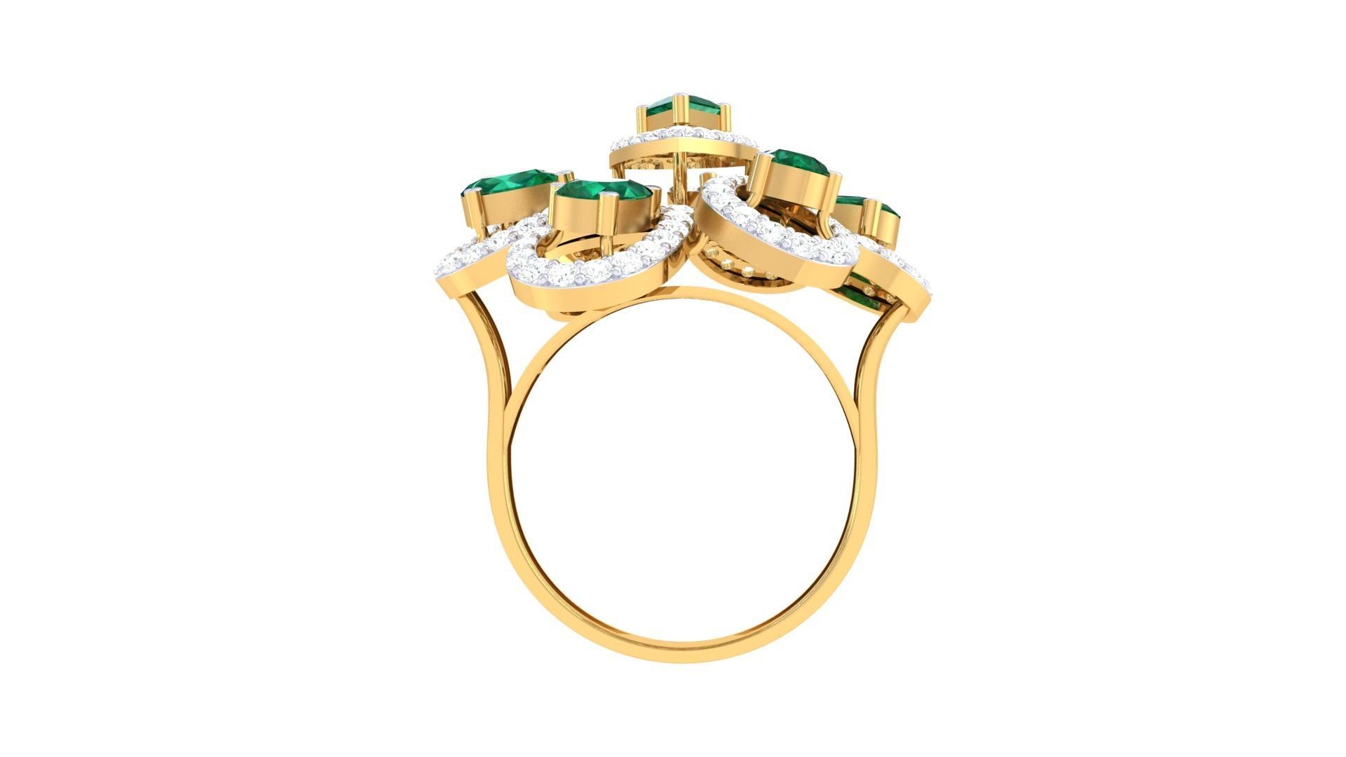 Cocktail Ring - 22 3D print model_3